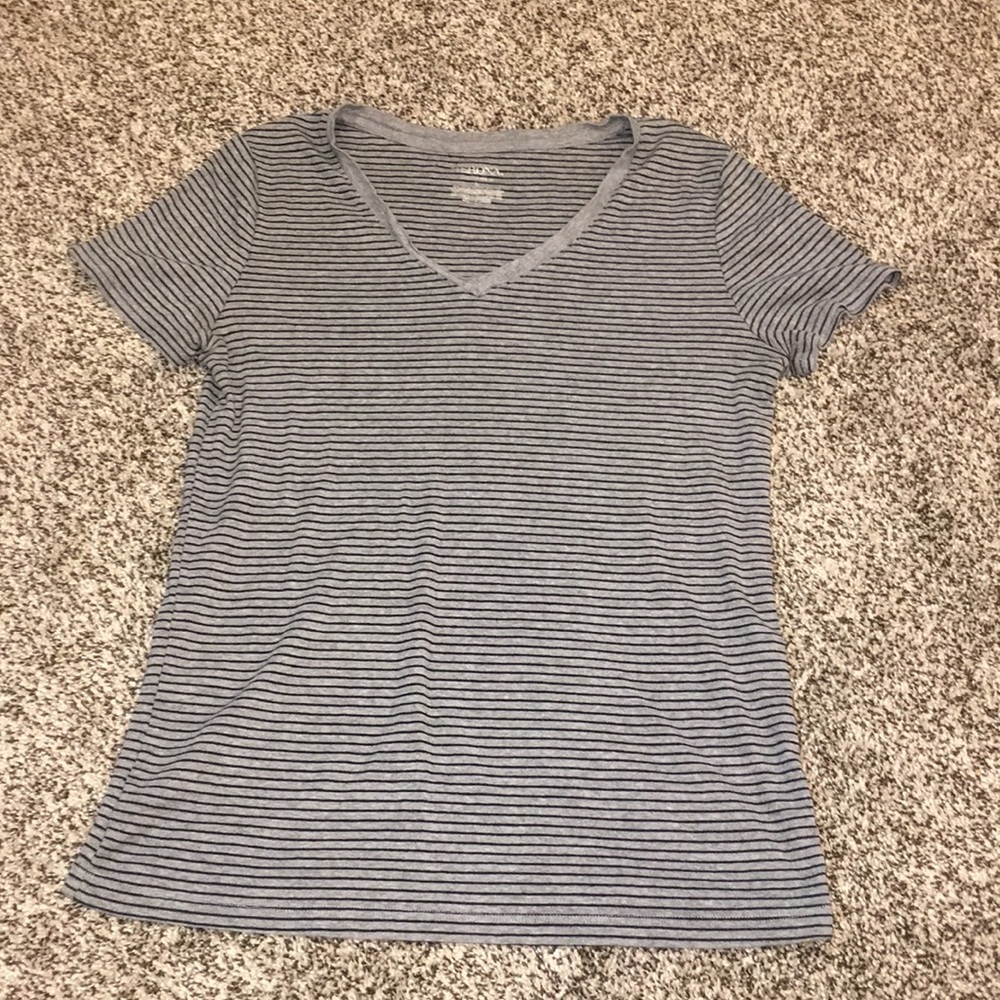 Black & Gray Stripped Shirt